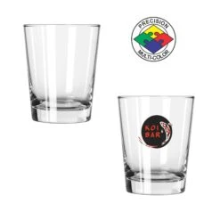 15oz Tapered Double Old Fashioned Glass - Dishwasher Resistant - Precision Spot Color