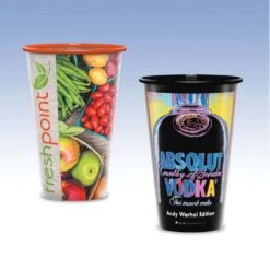 16 Oz-Reusable Clear Plastic Cups