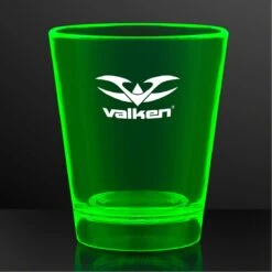 1.5 Oz. UV Reactive Green Glow Shot Glasses - Domestic Print