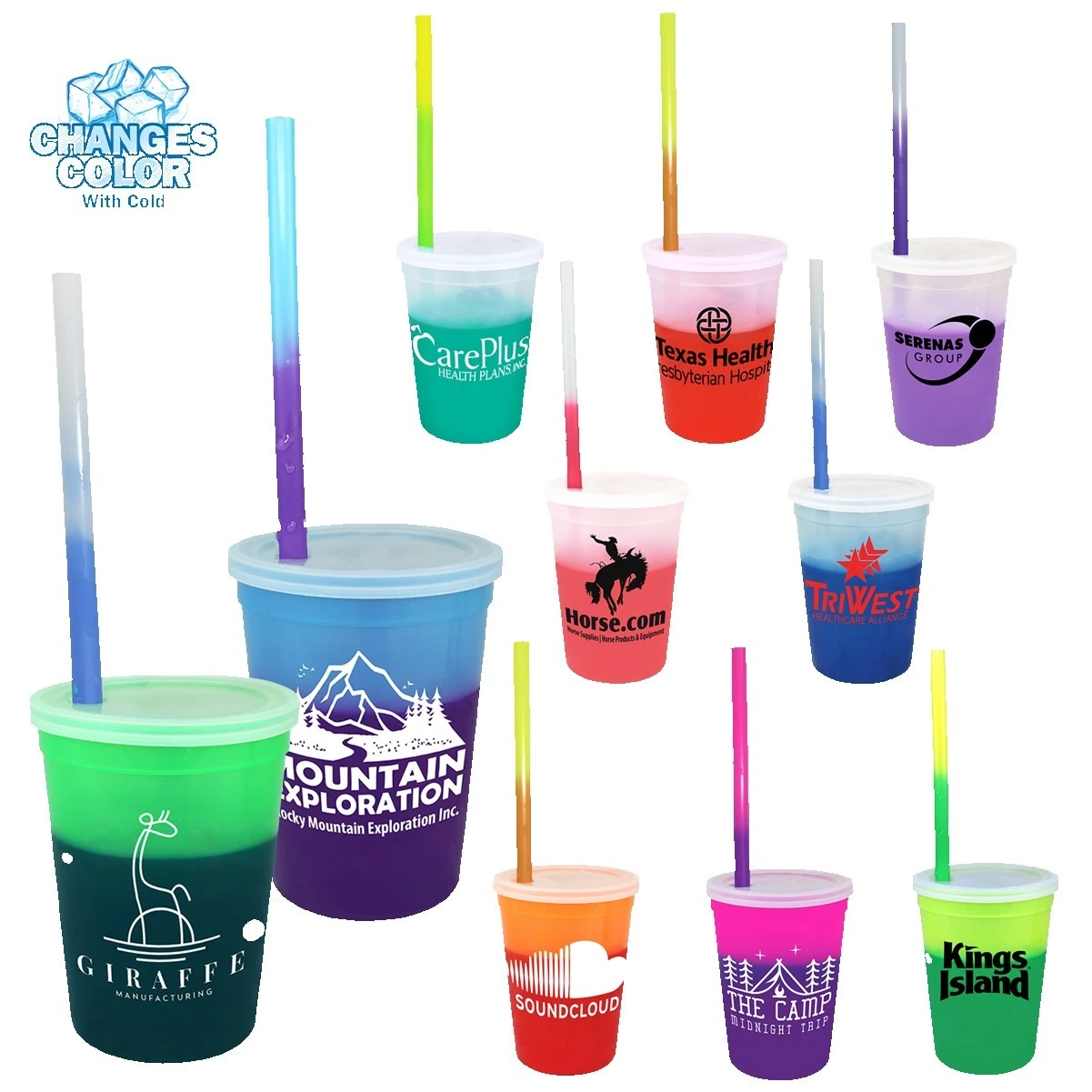12 Oz. Mood Stadium Cup/Straw/Lid Set 1 12 Oz. Mood Stadium Cup/Straw/Lid Set