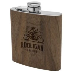 Niagara Cutlery™ 6 Oz. Wood Flask