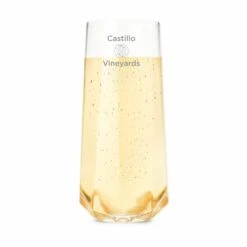 Raye™ Faceted Crystal Champagne Glass