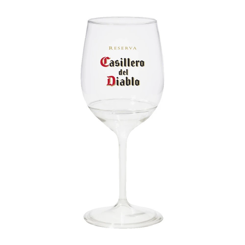 14oz Stemmed Plastic Wine Glass (Detachable) 1 14oz Stemmed Plastic Wine Glass (Detachable)