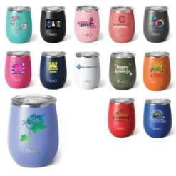 Swig® 14 Oz. Matte Stemless Wine Cup, Full Color Digital