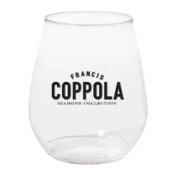 18oz Plastic Stemless Wine Glass