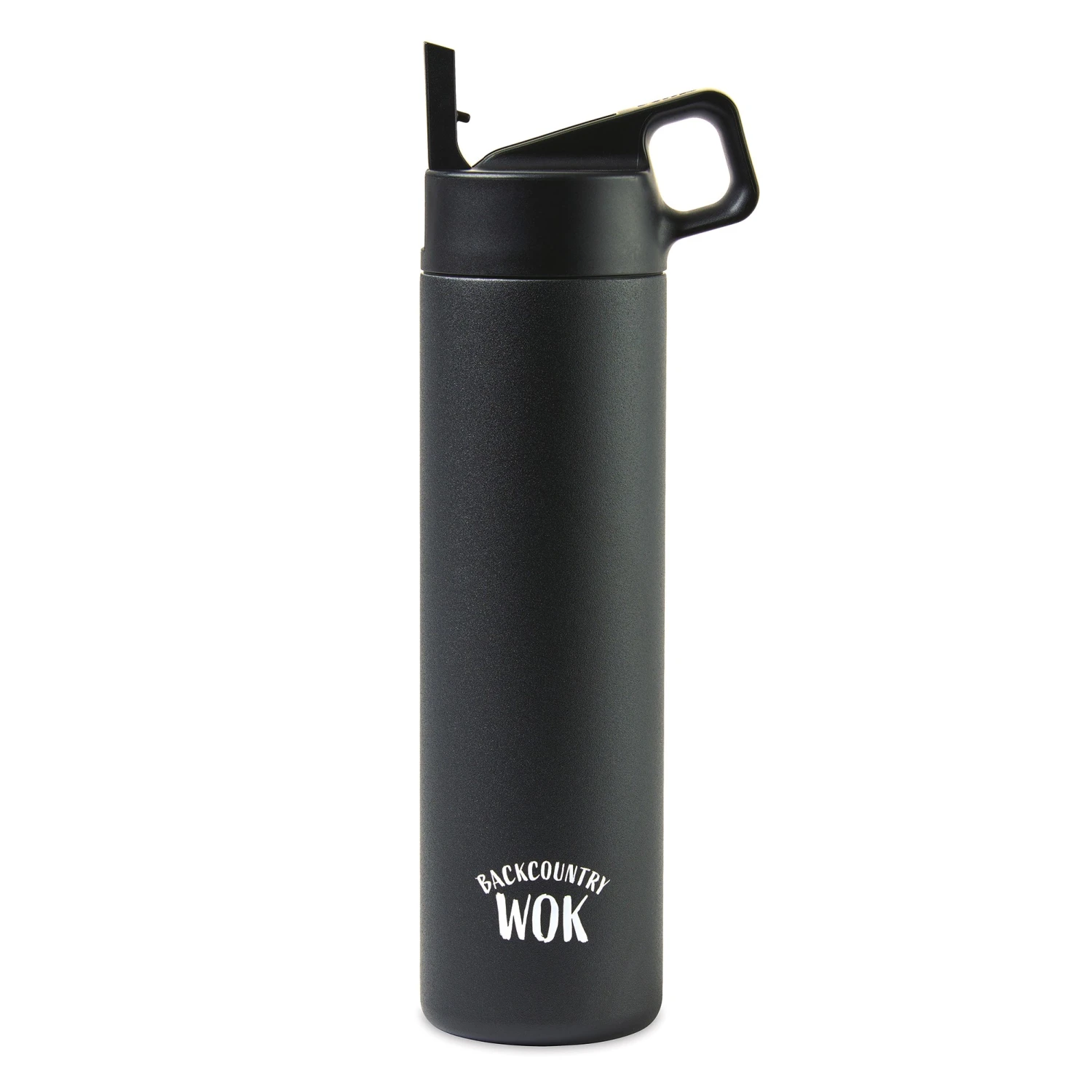 MiiR® Vacuum Insulated Wide Mouth Leakproof Straw Lid Bottle - 20 Oz. - Black Powder 1 MiiR® Vacuum Insulated Wide Mouth Leakproof Straw Lid Bottle - 20 Oz. - Black Powder