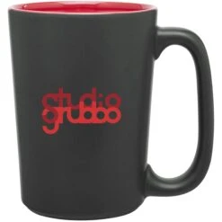 12 Oz Rocca (Matte Black & Glossy Red)