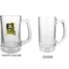 13oz Clear Glass Sport Beer Mug - Dishwasher Resistant - Precision Spot Color