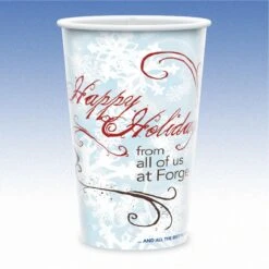 22 Oz-Reusable White Plastic Cups