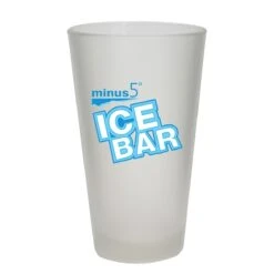 16 Oz. Frosted Pint Glass - USA, Full Color Digital
