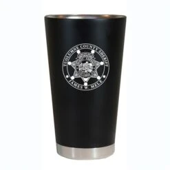 18 Oz. Baby Boss Vacuum Double Wall Matte Black Stainless Tumbler