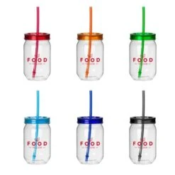 22 Oz. Fiesta Mason Jar Tumbler