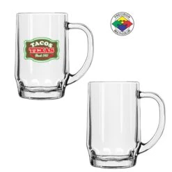 19.5oz Thumbprint Haworth Mug - Dishwasher Resistant - Precision Spot Color