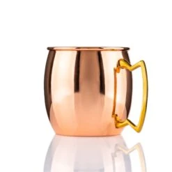 18 Oz. Moscow Mule W/ Brass Handle