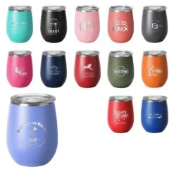 Swig® 14 Oz. Premium Matte Stemless Wine Cup (Laser)