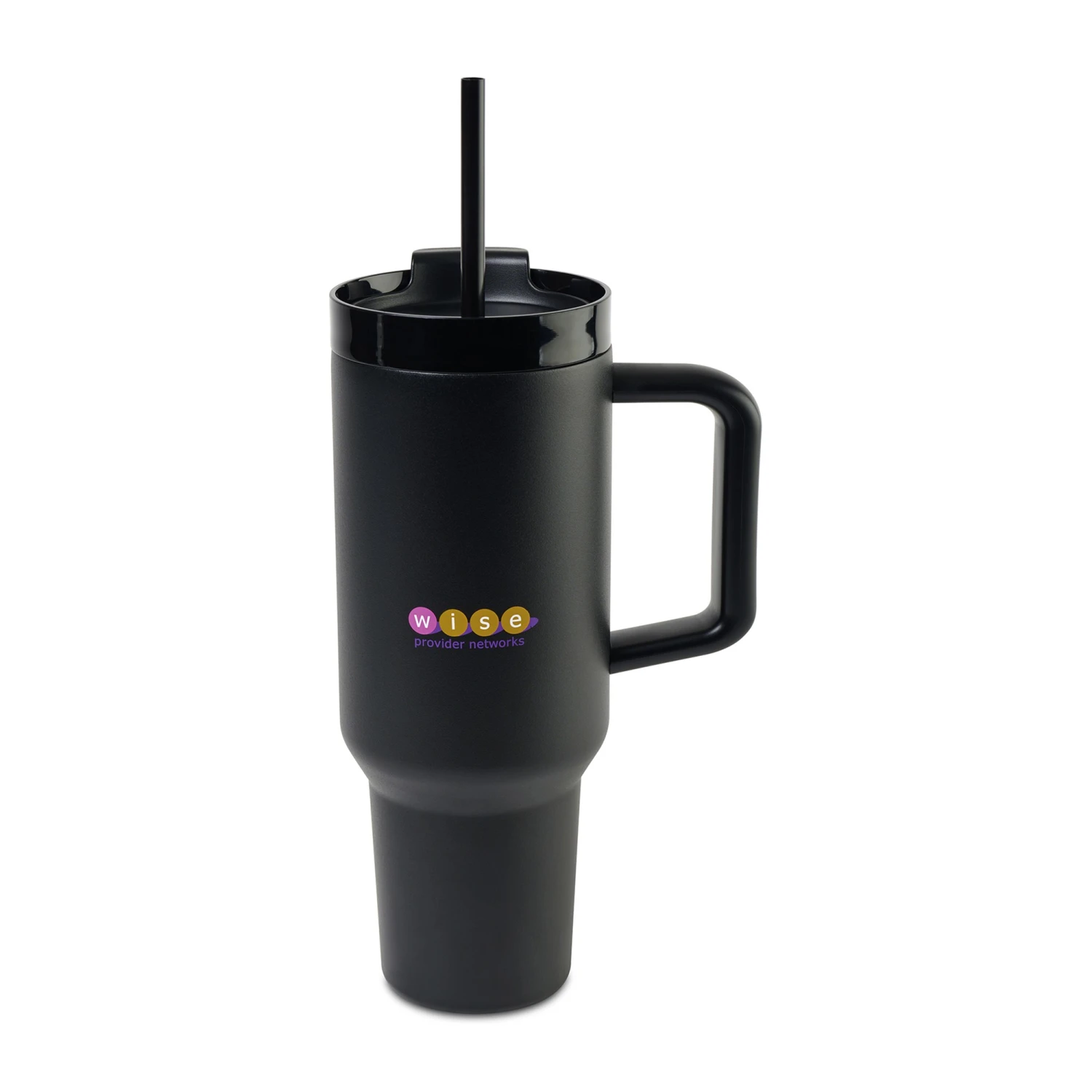 Adrian Travel Tumbler With Straw - 40 Oz. - Black 1 Adrian Travel Tumbler With Straw - 40 Oz. - Black