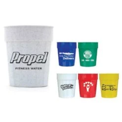 17 Oz. Fluted Stadium Cup (Spot Color)
