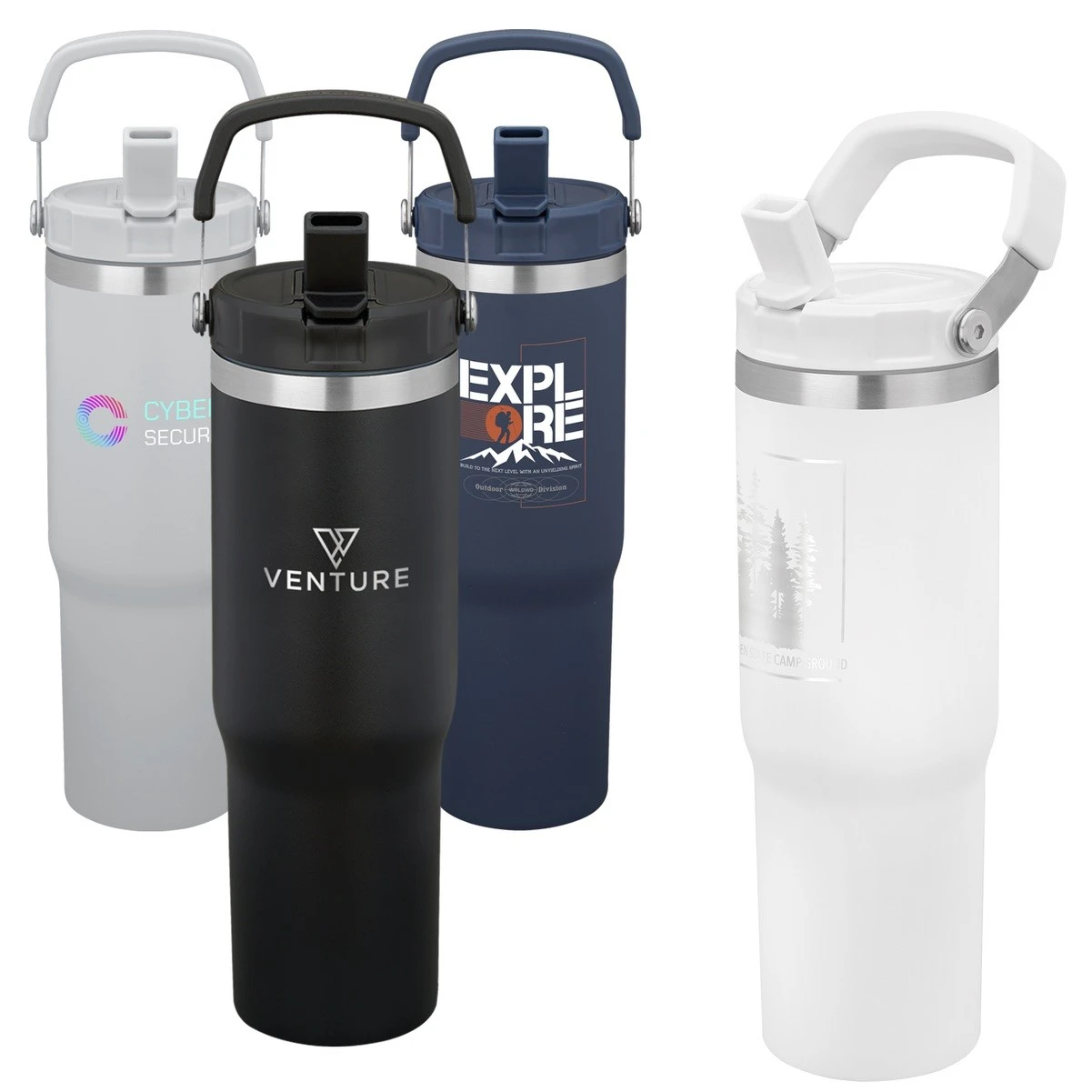 28 Oz. Urban Peak® Pinnacle Flip Straw Tumbler 1 28 Oz. Urban Peak® Pinnacle Flip Straw Tumbler