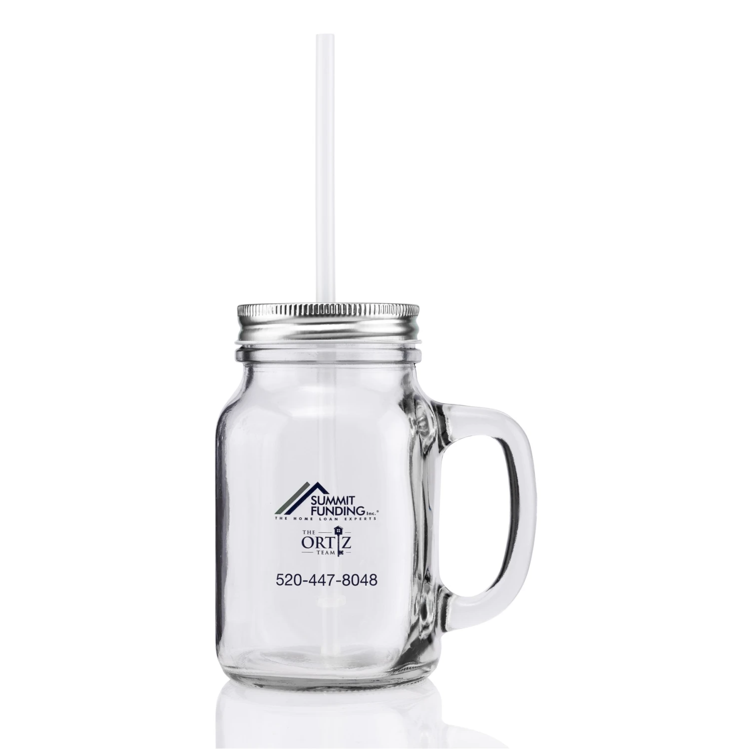 20 Oz. Jackie Mason Glass Jar W/Handle 1 20 Oz. Jackie Mason Glass Jar W/Handle