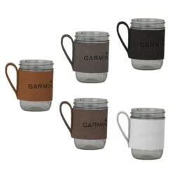 Brewster Wide Mouth Mason Jar W/ Leather Handled Sleeve