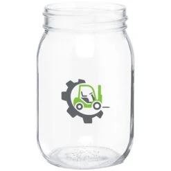 16 Oz Mason Jar (Clear)