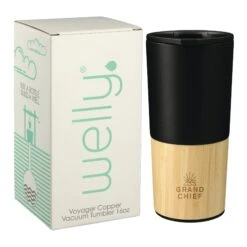 Welly® 16 Oz. Copper Vacuum Tumbler W/Gift Box